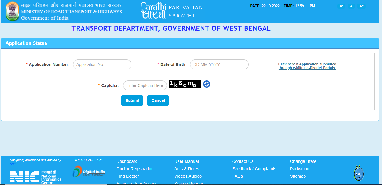 Learner license west bengal